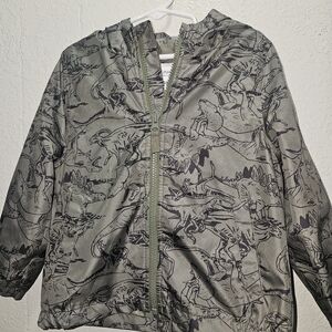 Carter's Toddler Green Dinosaur Print Raincoat